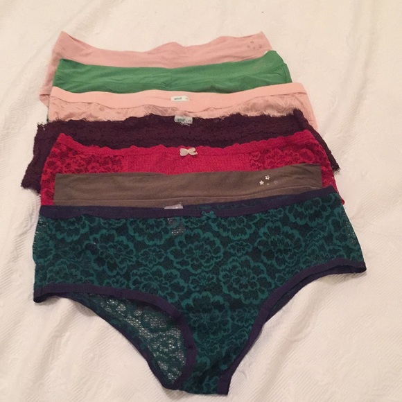 aerie Intimates & Sleepwear 7 Pair Aerie Panties Large Poshmark